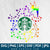 Tinkerbell Rainbow Starbucks SVG - Starbucks SVG - Tinkerbell SVG
