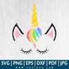 Unicorn Head SVG - Unicorn SVG - Unicorn Girl SVG - Unicorn Face SVG - Layered Unicorn SVG - CoolSvg
