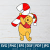 Winnie Christmas SVG - Winnie The Pooh SVG - Winnie the pooh outline - Great for Sublimation or Cricut - CoolSvg
