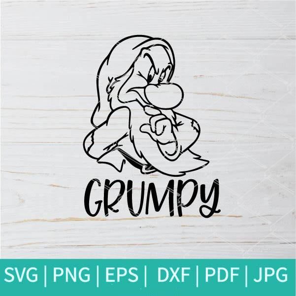 Grumpy SVG - Seven Dwarfs Grumpy SVG - Seven Dwarfs SVG - CoolSvg