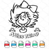 Miss Thing SVG - Miss Thing  Dr Seuss Clipart - mysvg