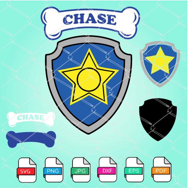 Chase Paw Patrol SVG  Bundle