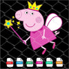 Fairy Peppa Pig SVG - Peppa Pig Clipart - mysvg