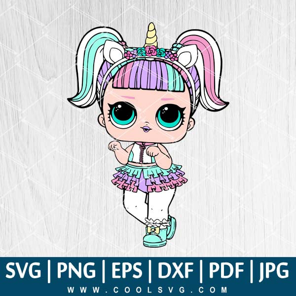 Lol Unicorn SVG - Lol Unicorn SVG - Lol Surprise Dolls SVG - Lol Unicorn SVG Layered - CoolSvg