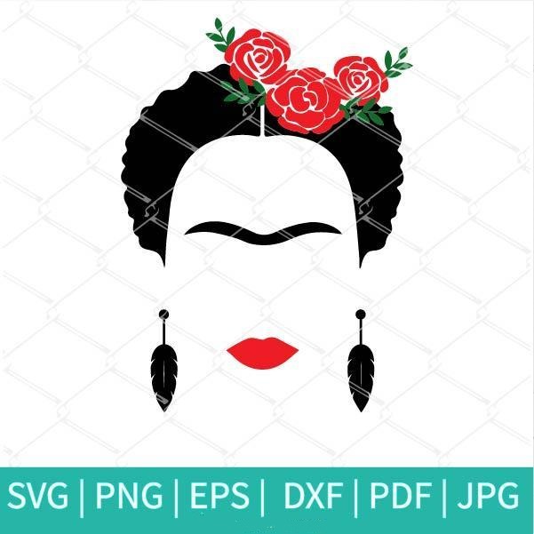 Frida Kahlo SVG - Frida Kahlo Clipart - Frida Kahlo  PNG