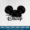 Daddy SVG - Daddy Mickey Mouse SVG - Mickey mouse ears SVG - CoolSvg