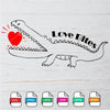 Love Bites SVG - Crocodile Valentine SVG - mysvg