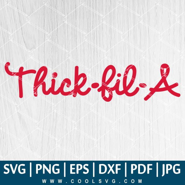 Thick-Fil-A SVG | Thick SVG | Chick SVG