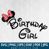 Birthday Girl SVG - Minnie Mouse SVG - Minnie Mouse PNG - CoolSvg