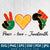 Juneteenth SVG | Peace love Juneteenth SVG | Freedom SVG | Peace SVG