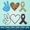 Peace love Autism SVG | Autism Awareness Ribbon SVG | Peace love Autism PNG | Peace love and Autism SVG - CoolSvg