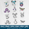 Mike and Sully SVG, Monsters Inc SVG Bundle, Mike Wazowski Eye SVG, Great for Sublimation or Cricut & Silhouette - CoolSvg