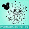 Stitch With Mickey Mouse Balloon SVG - Stitch SVG - mysvg