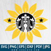 Sunflower Frame Starbucks SVG - Sunflower Monogram SVG - CoolSvg