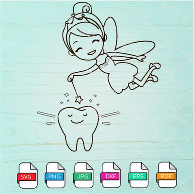 Tooth Fairy Svg  - Tooth SVG - Tooth Clipart - mysvg