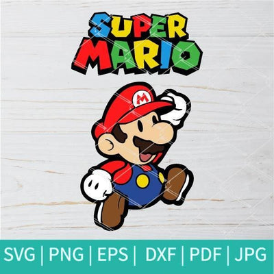 Super Mario SVG - Super Mario Clipart - coolsvg