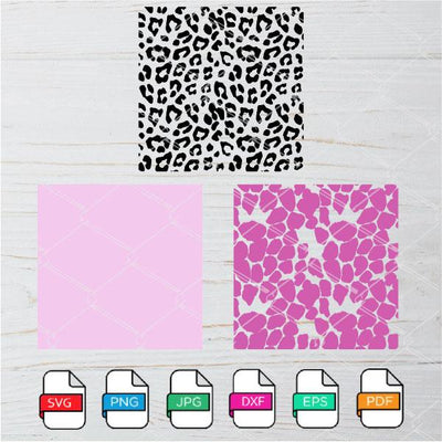 Pink Cheetah print SVG- Leopard Print SVG - Pink Leopard Pattern Svg - mysvg