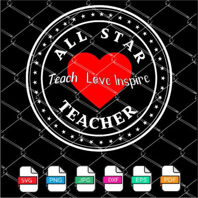 Teach Love Inspire SVG - mysvg